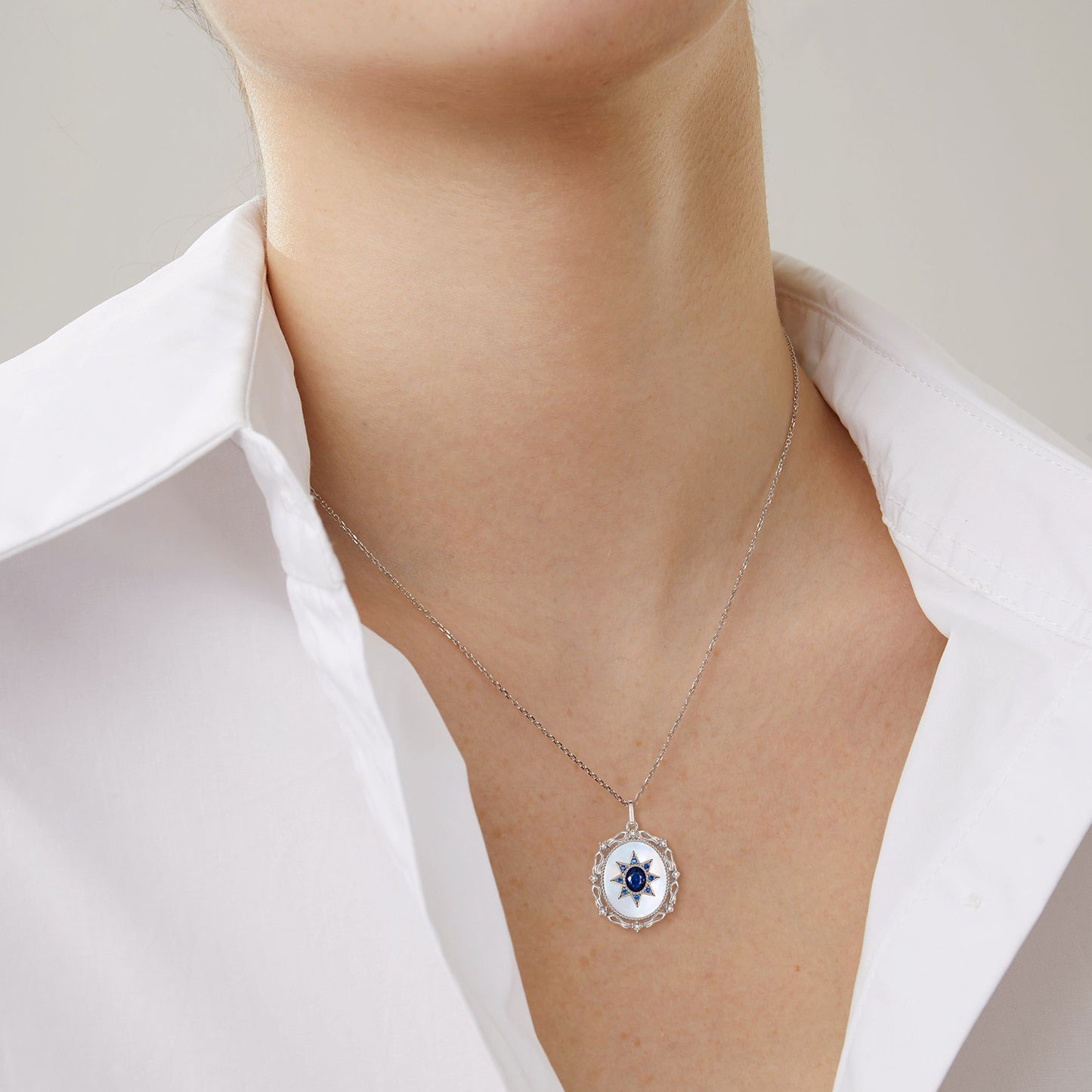 925永恆之星純銀頸鏈